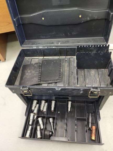 Tool box with 2 drawes shotgun reloading image