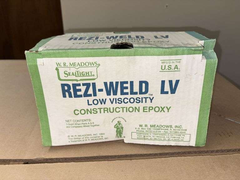 Rezi-Weld LV low viscosity construction epoxy Parts A & B image