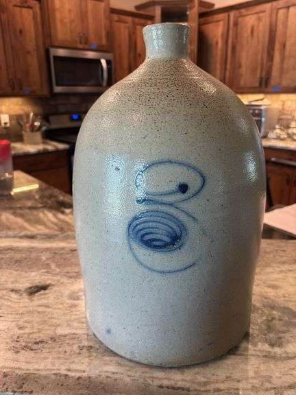 3-gallon Salt Glaze Jug 15 1/2” tall image