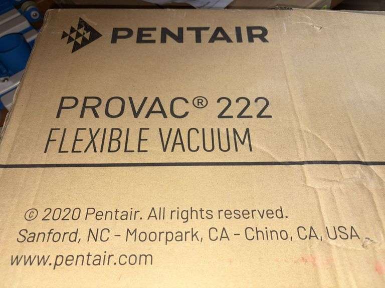 Pentair Provac 222 flexible vacuum Models 214, 214R, 222 and 229 image