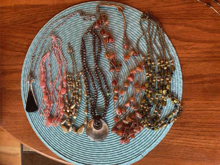 Costume jewelry necklaces image