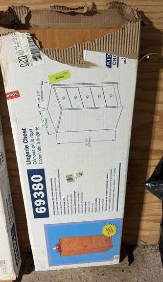 Lingerie Cabinet 15x16x39H Has been stored in basement image
