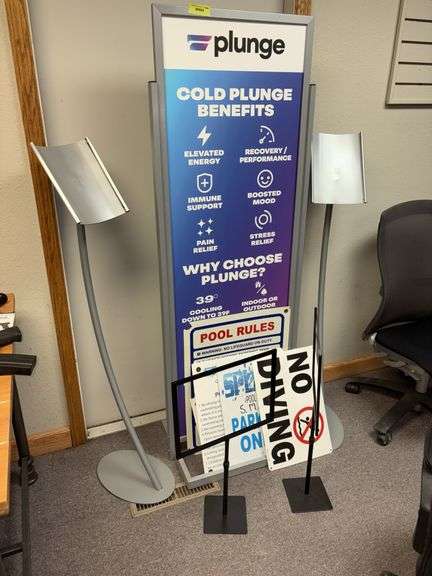 Display stands and signs image