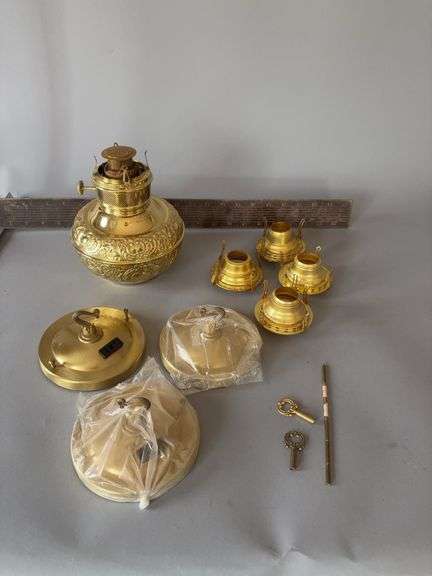 Brass lamp parts image