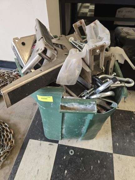 Stainless steel pool related parts, tote full Heavy if you’re buying scrap image