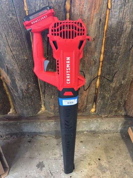 Craftsman 20 V battery powered blower with charger image