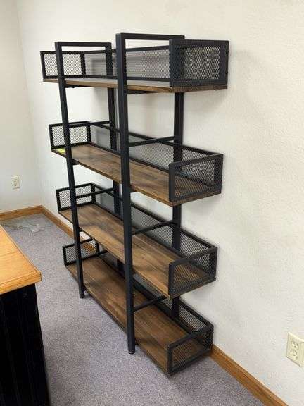 12D x 47L x 59H 4 tier modern shelf