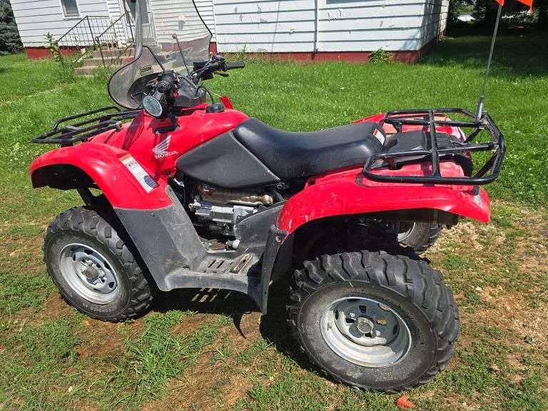 2009 Honda Rancher AT 4 wheeler, TRX420FPA image