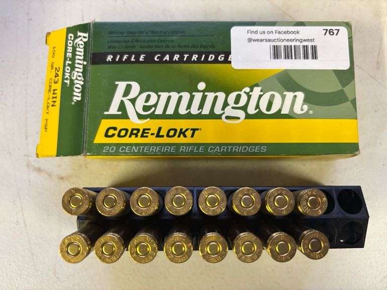 Remington 243 Win ammo - 16 rounds image