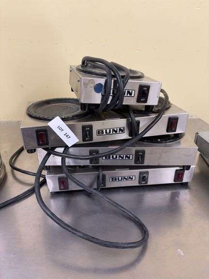 Four Bunn coffee warmers image