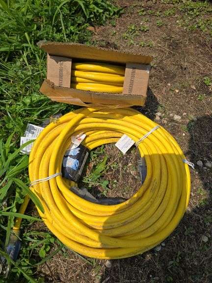 (2) 40’ extension cords, (1) 25’ extension cord, all new image