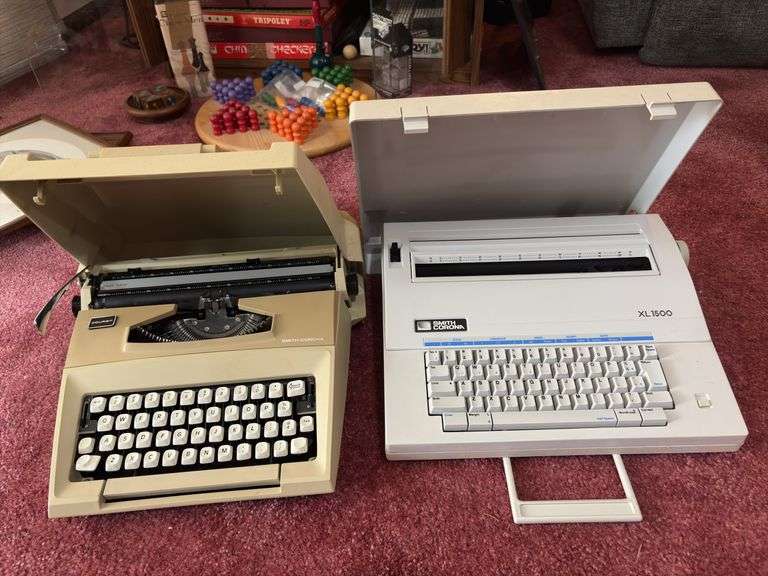 Two Smith Corona typewriters image
