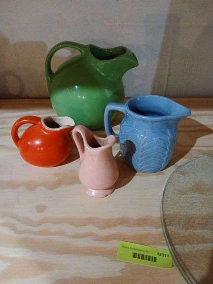 Pottery pitchers
