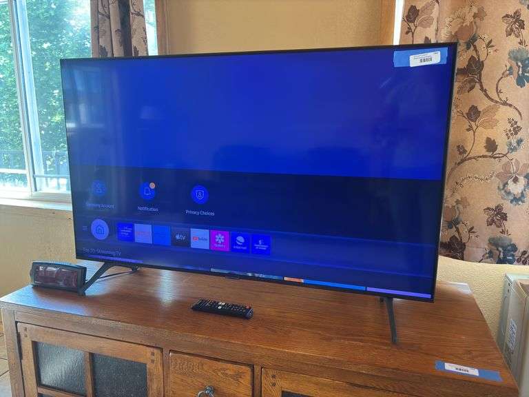 50 inch Samsung flatscreen smart TV July 2020 image