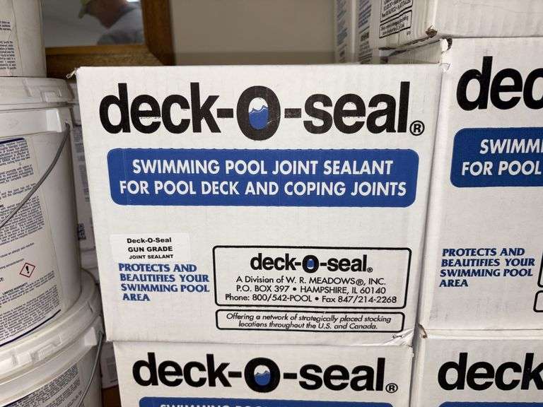 Deck-o-seal swimming pool joint sealant gun grade image