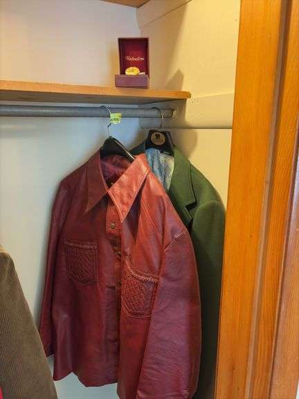 Valentino men’s watch, PoloMates size 2X jacket and Foreman and Clark dress jacket Think disco party attire!!! image