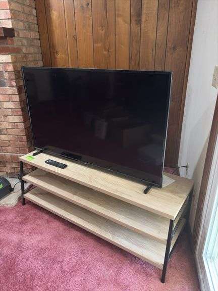 Philips 55” flatscreen smart tv with remote and stand 17 x 55 x 19H image