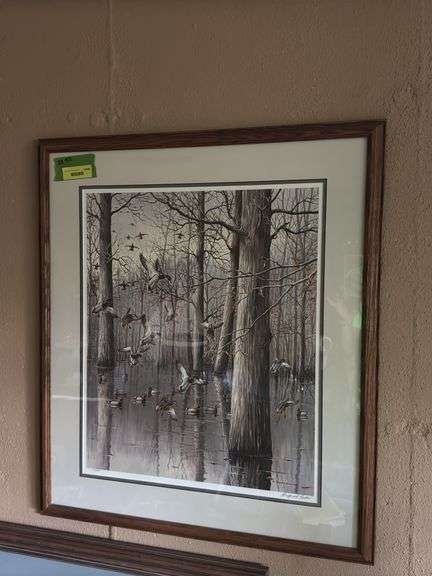 Maynard Reece Mallard print S/N 28 x 32 image