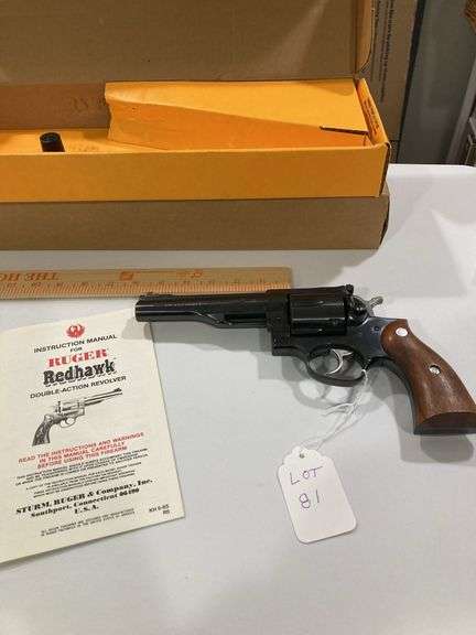 Sturm Ruger & Co. revolver model Red Hawk (double action) S#501-78878 cal .41 mag with box image