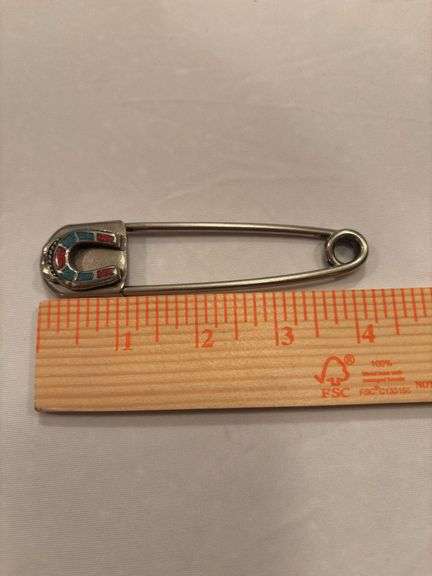 Vintage Native Large Safety Pin image