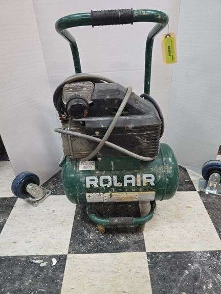 Rolair rapid recovery air compressor image