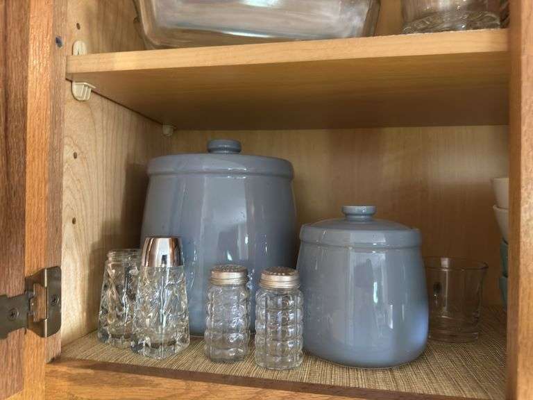 Canisters, baking dishes, drinking glasses and more