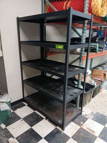 Steel shelf unit 24 x 48 x 6 5 shelves image