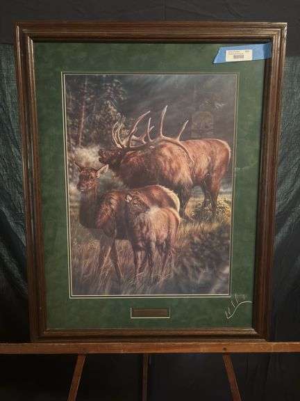 Signed and numbered print by Vivi Crandall “Continental Divide – East“ 27 x 34 image