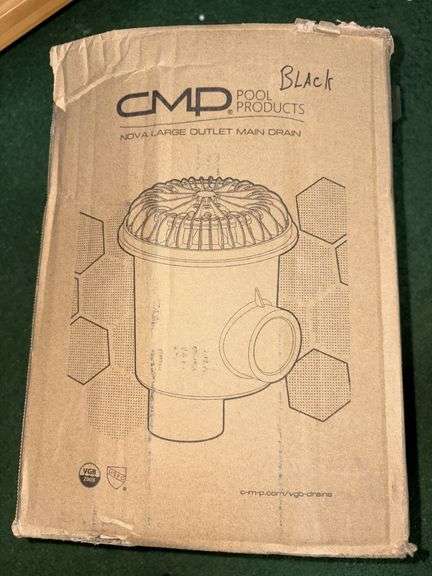 CMD Nova large outlet main drain, black image