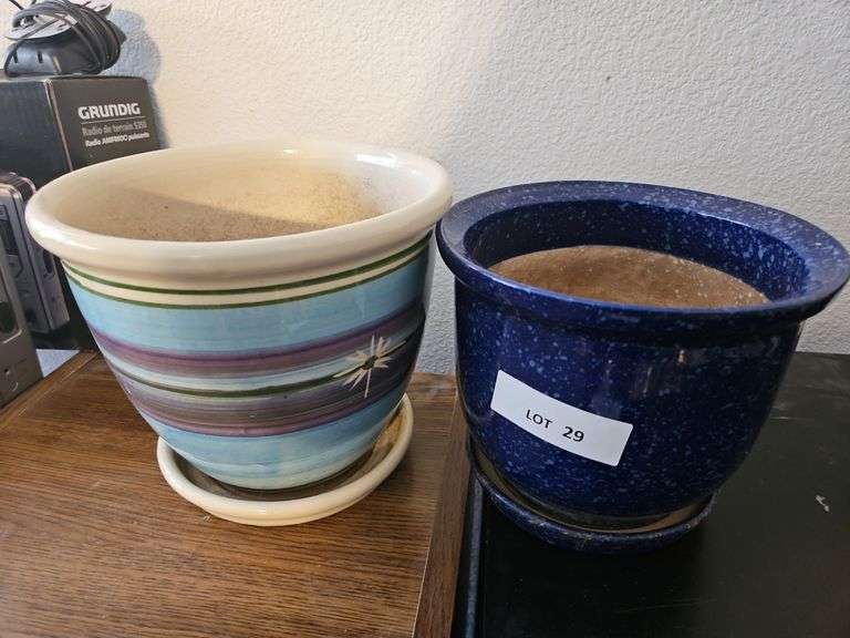 Two Ceramic  Pots