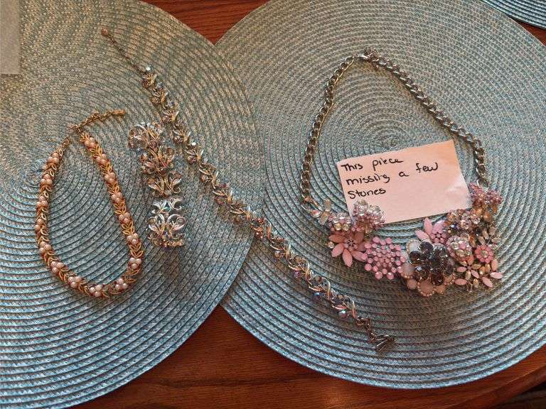 Costume jewelry necklaces with bling image