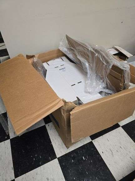 Qty U Line cardboard parts bins image
