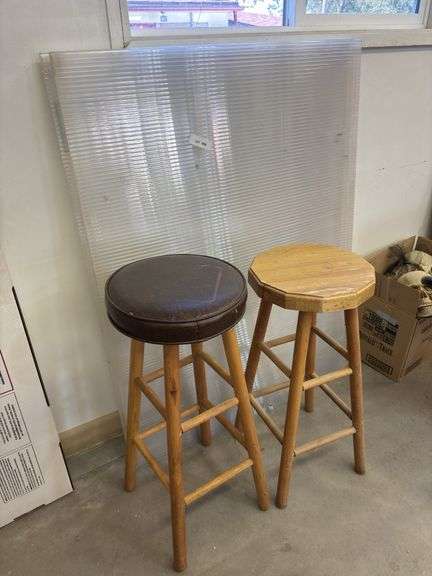 Two stools, Plastic 3 sheets 36x48 image