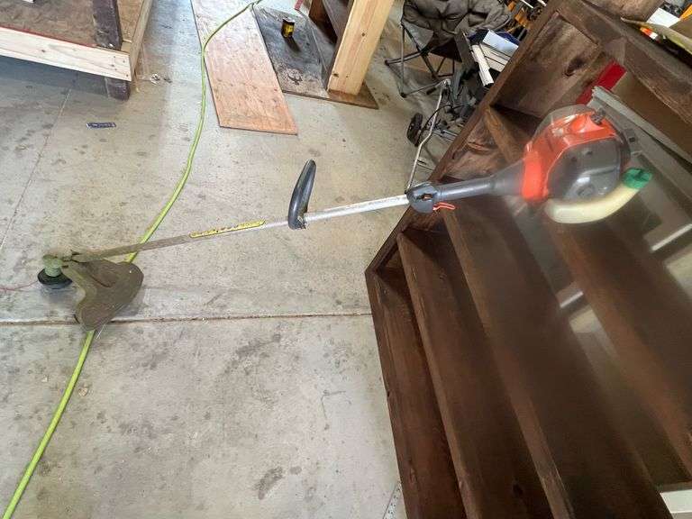 Husqvarna 124 CC gas powered weedeater - hasnt been used this season, but ran good last year image