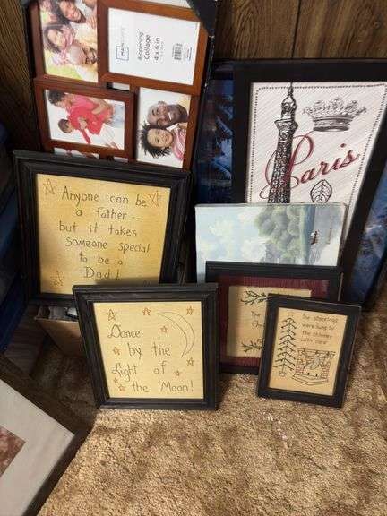 Wall art and picture frames