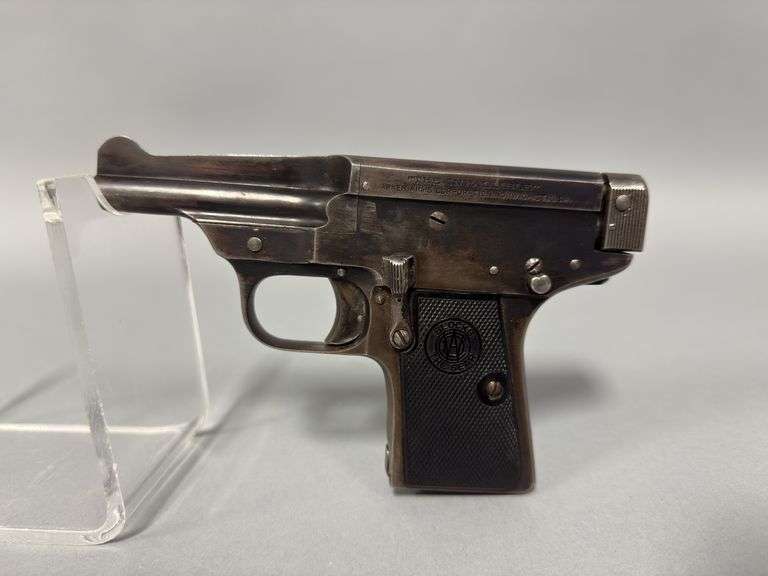 Warner Arms Pistol, Model Infallible, 32Ca, 2 mags image