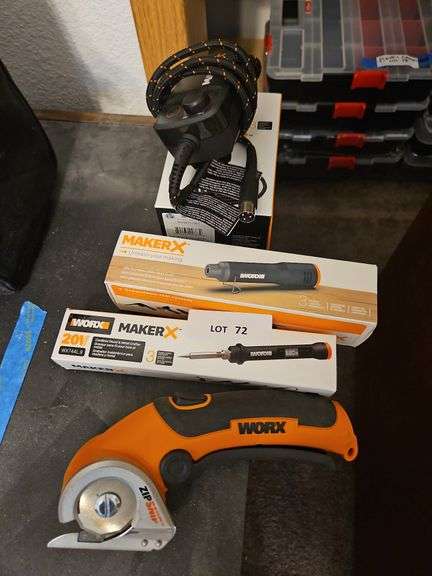 Worx Tools - Cordless Wood & Metal Cutter, ZipSnip, Heat Gun, Adapter image