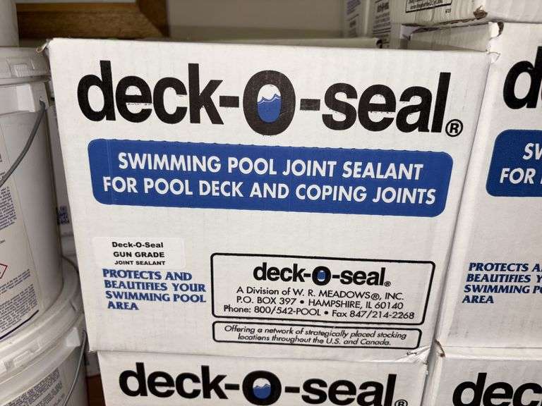 Deck-o-seal swimming pool joint sealant gun grade image
