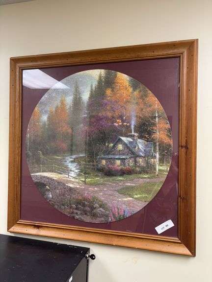 Framed wall art-puzzle 30x30 image