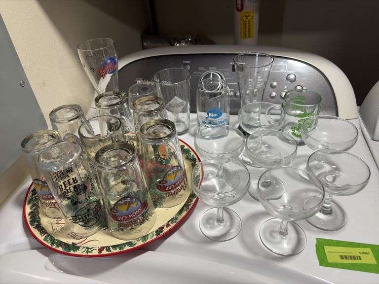 Stemware and fun drinking glasses image