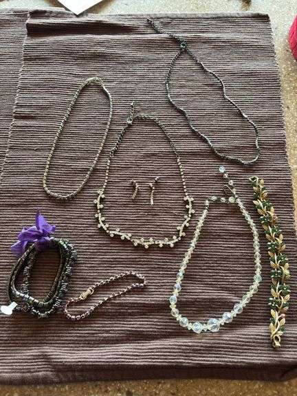 Bling necklaces, earrings, bracelets image