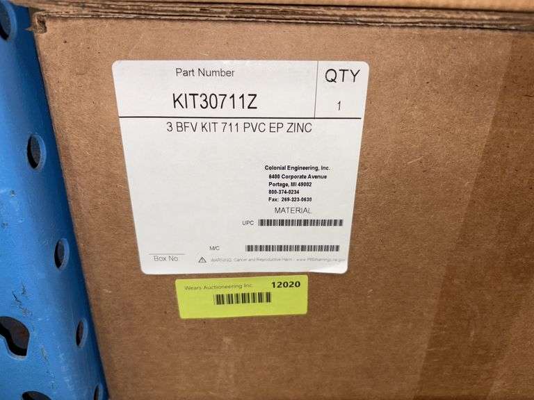Colonial Valve butterfly valve 3” Part KIT30711Z image