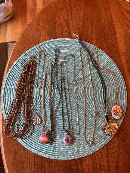 Costume jewelry necklaces image