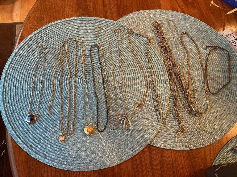 Costume Jewelry necklaces, chains image