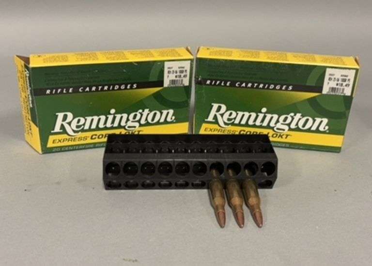 Two Boxes of Remington Express Core-Lokt 25-06 Rifle Cartridges image