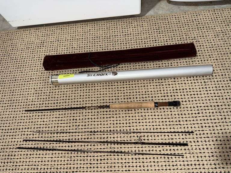 St Croix PTF-8045  Graphite fly rod and alum tube case image