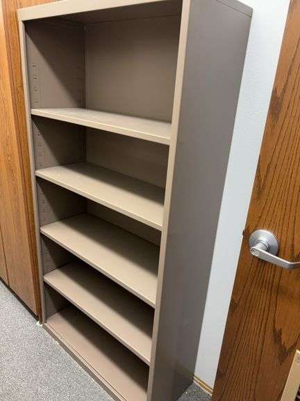 Metal bookcase 34 1/2 x 14x64 image