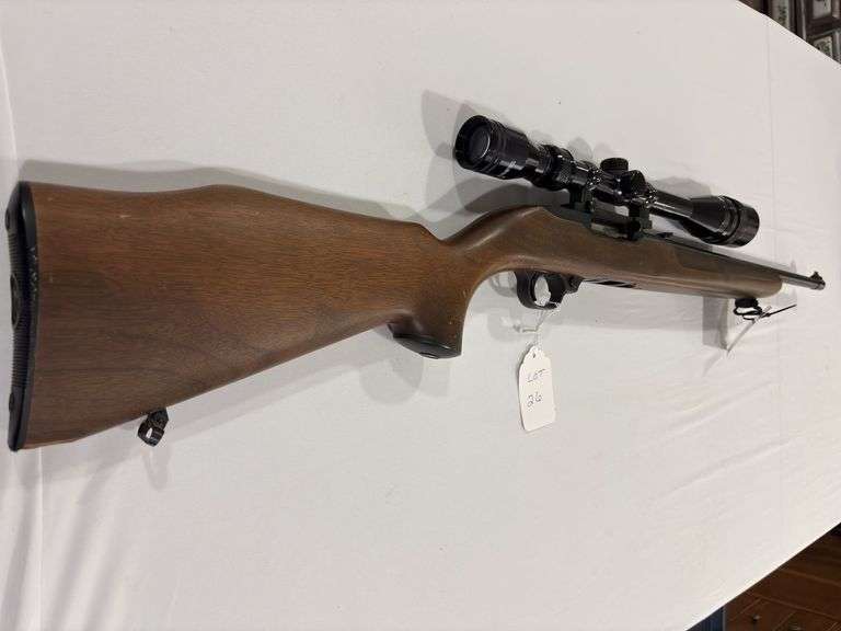 Sturm Ruger & Co. rifle model 10/22 carbine “Sporter" semi automatic rifle S#135420 cal 0.22 LR with Tasco scope 6x18x40 image
