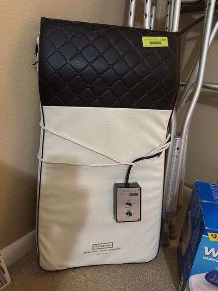 Walker, crutches, steamer, massage pad