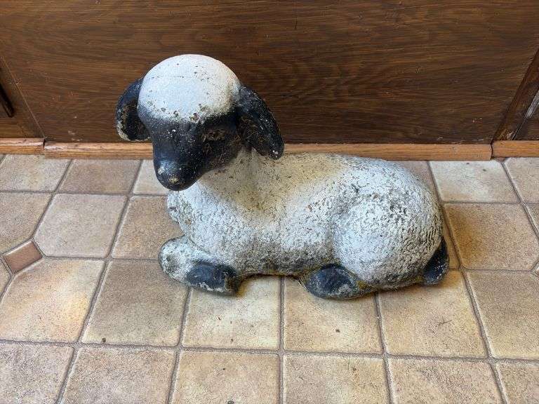 Cement sheep image